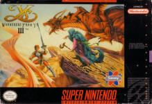 Ys III: Wanderers From Ys (SNES) Cover